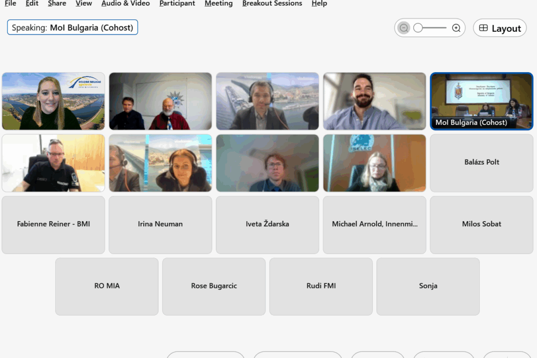 22nd Meeting of the Steering group of EUSDR PA 11 “Security”