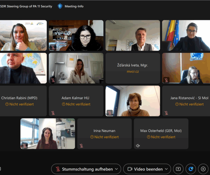 26th Steering Group Meeting of EUSDR Priority Area 11 “Security”